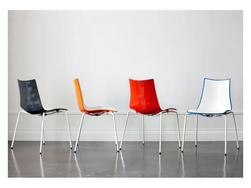 Chaise Zebra Bicolore