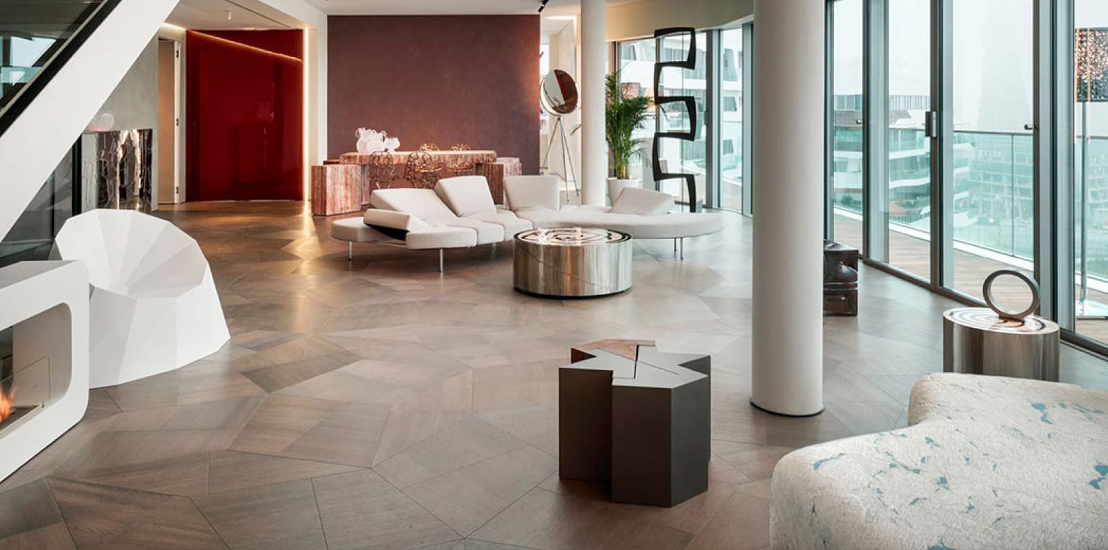 High-end parquet in a refined interior